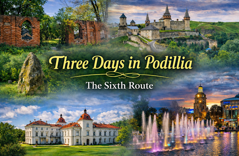 Three Days in Podillia: from red gates and ancient fortresses to palaces, places of power, and evening Vinnytsia